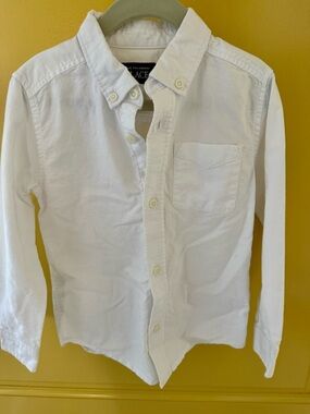 The Children's Place White Button-Up Dress Shirt
